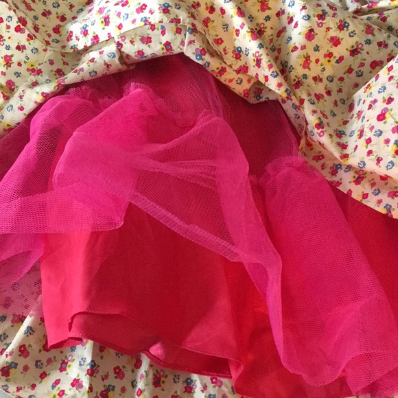 Betsey Johnson “Vintage” strapless, floral dress - Picture 4 of 5